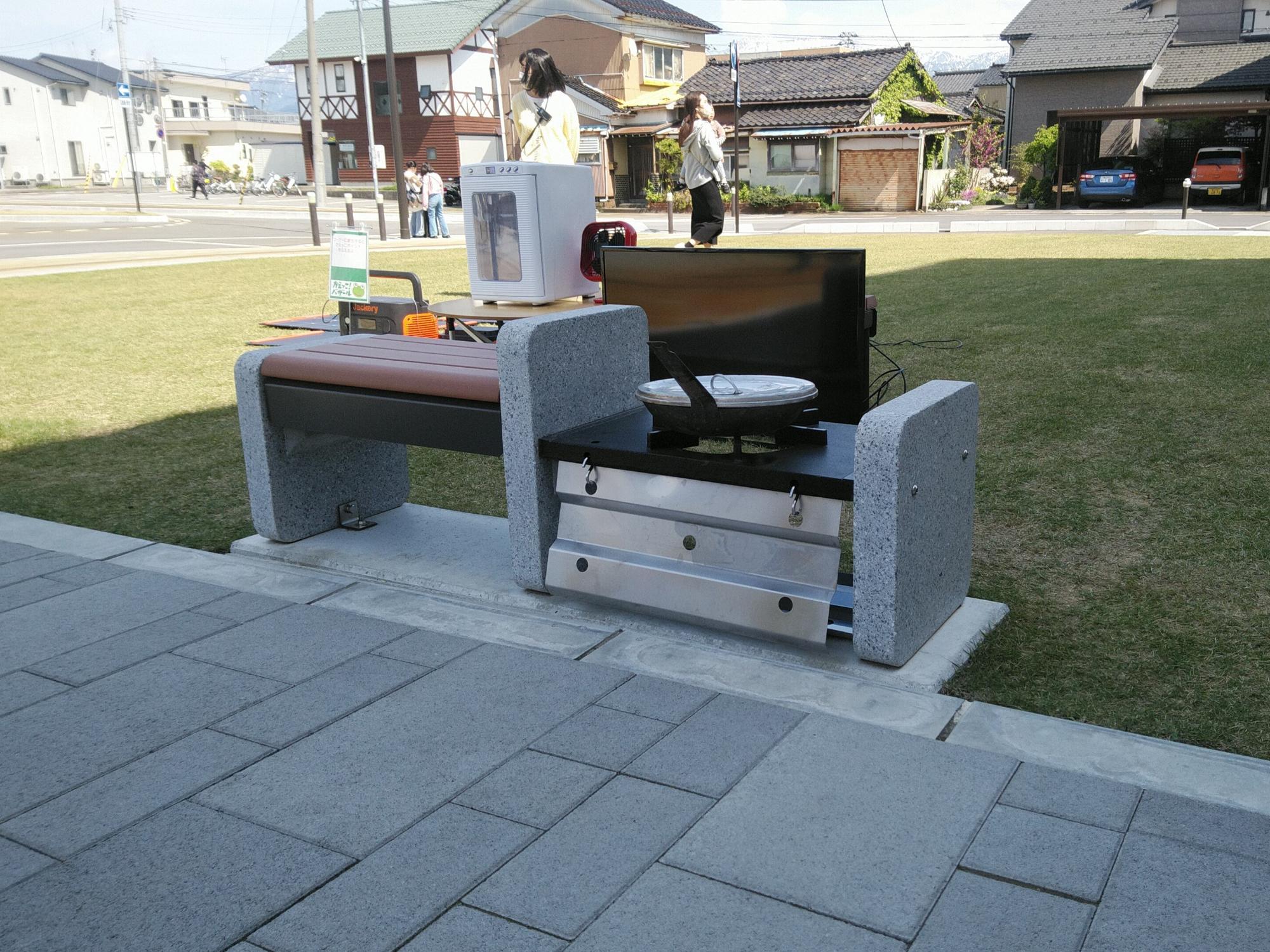 かまどベンチ2