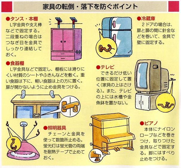 地震に備えよう ふだんの備えは大丈夫 滑川市